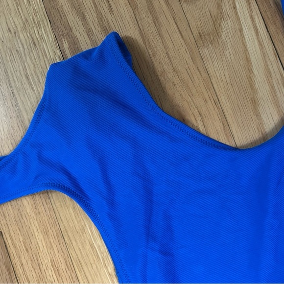 NWT Solid & Striped The Sarah Ribbed Azure Blue One Piece Bathing Suit Size XL - Picture 13 of 15